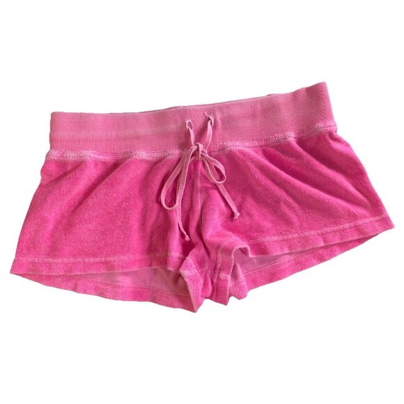 Hard Tail Terry Low Rise XL Barbie Pink Shorts Y2K Surfer Beach Sexy Cute Retro - Picture 2 of 5